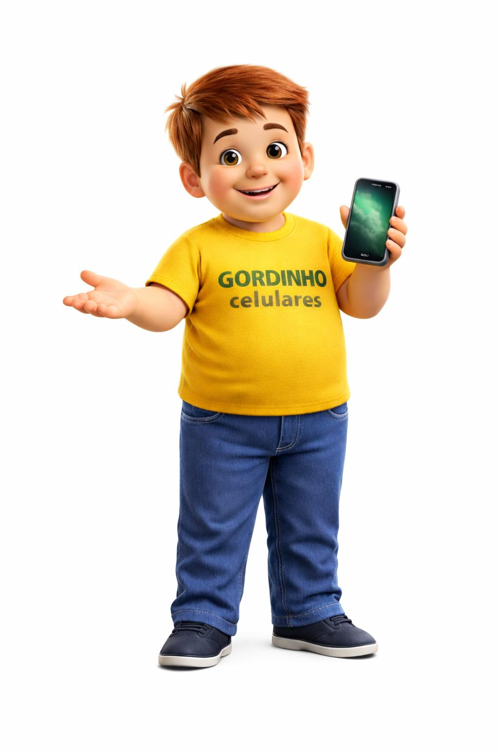 Mascote oficial Gordinho Celulares